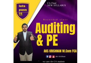 Advanced Auditing Assurance and Professional Ethics in Tamil - New syllabus Applicable from May 2024 and after